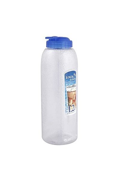 locknlock Aqua 1.2L BPA-Free Water Bottle with Flip-Top Lid