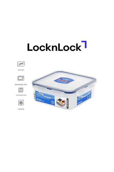 locknlock 870ml  Rectangular  Airtight Food Storage with Divider