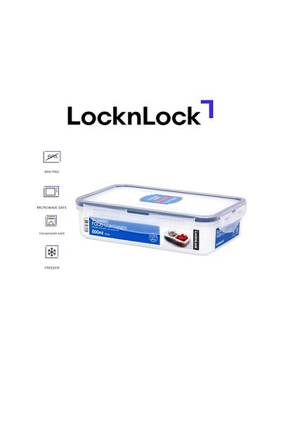 locknlock 800ml Rectangular  Airtight Food Storage with Divider