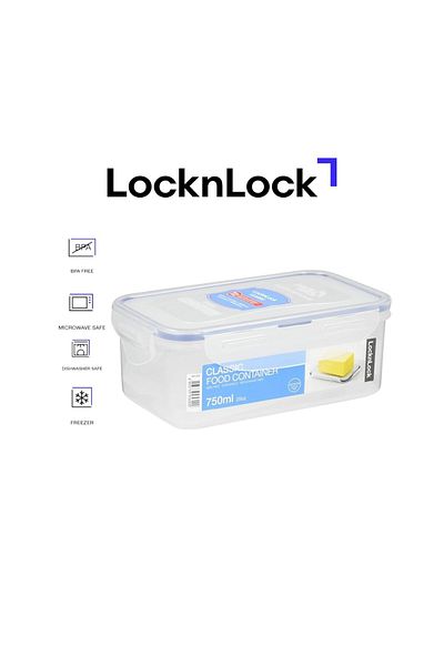 locknlock 750ml  Rectangular Butter Case  Airtight Food Storage