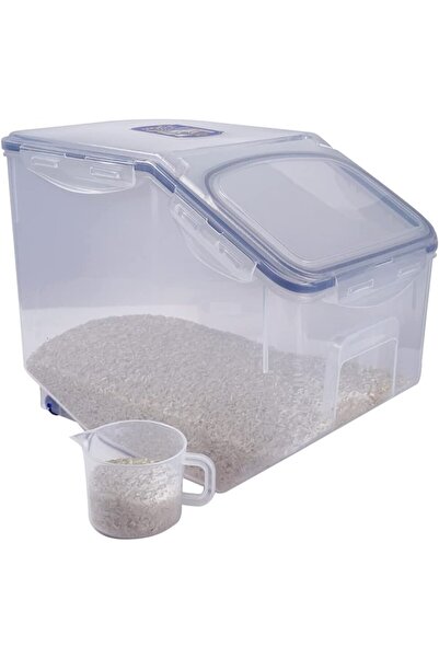 locknlock 12L Rice Case with Cup – Durable, BPA-Free Kitchen Storage with Enhanced Silicone Seal