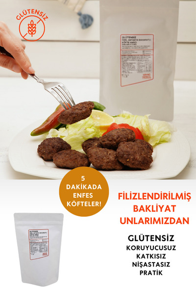 Mikro Herküller Filizlendirilmiş Sorgum&karabuğday Unlu Glutensiz Özel Antakya Baharatlı Köfte Harcı 75 g