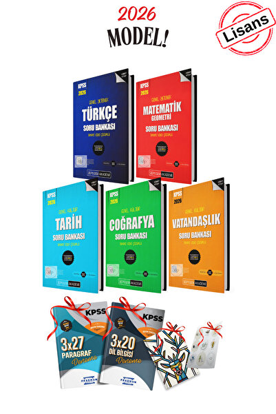 Pegem Akademi Yayıncılık 2026 Kpss Lisans Gygk Pegem Soru Bankası Seti Türkçe...