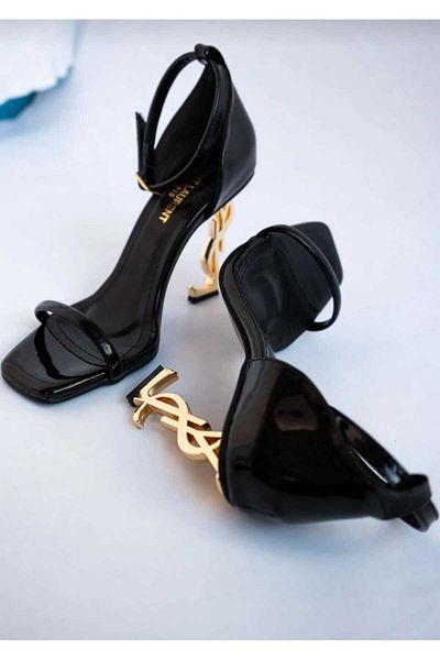 MODA كعب معدني مصبوب بشريط واحد