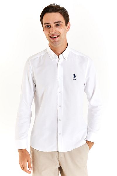 U.S. Polo Assn. 1829675 ΠΟΥΚΑΜΙΣΟ ΥΦΑΝΤΟ POLO