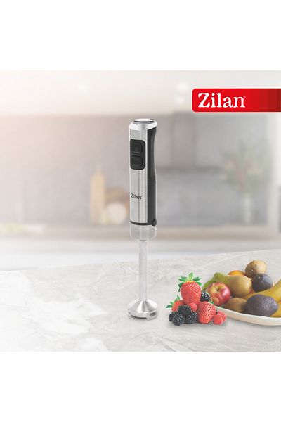 Zilan Zln3994 |   Vertical Hand Blender |   850Watts |   2 Speed ​​Adjustment |   Turbo Function |   Stainless Steel Blades