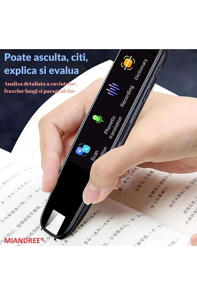 MIANDREE MIANDREE® Intelligent Bidirectional Translator, Translates into 112 Languages, WIFI Translator