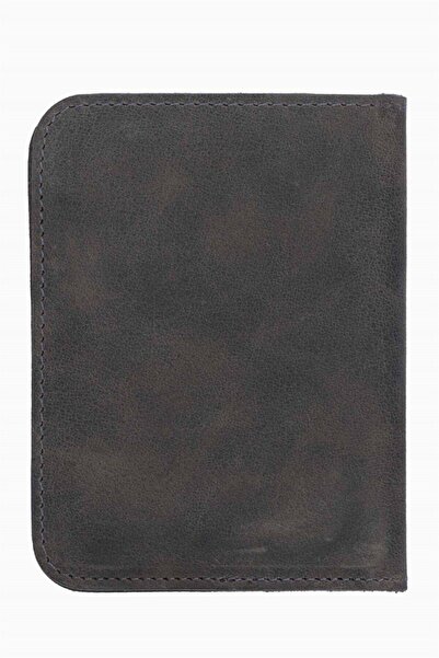 DAMY Genuine Leather Men's Card Holder 500Cr - Anthracite