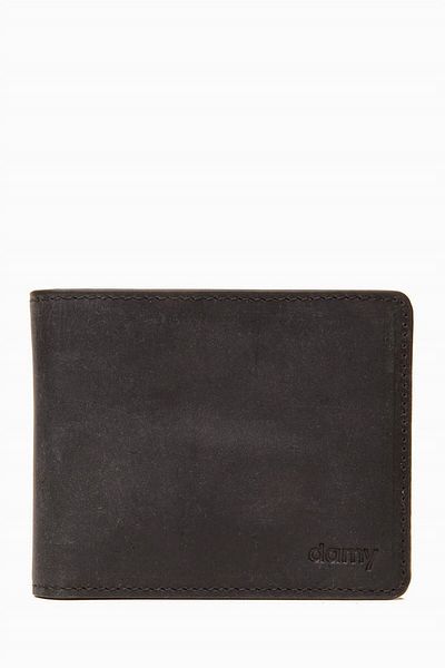 DAMY Genuine Leather Rfid Protected Men's Wallet 390 - Black