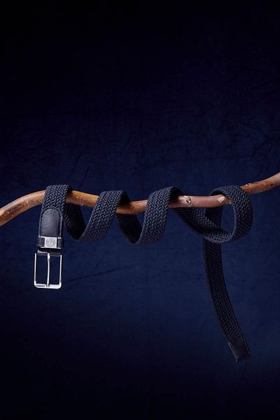 Fenerbahçe Knitted Elastic Sports Belt Navy Blue - Ha097Eds31