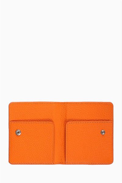 DAMY Γνήσιο Δερμάτινο Unisex Θήκη Κάρτας 512mg - Πορτοκαλί
