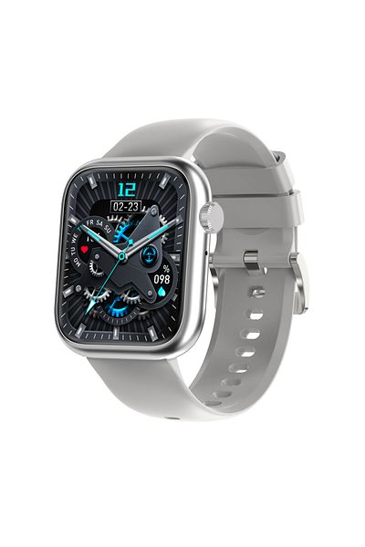 iOsuite Smart Watch 1.83" Hd Fitness Tracker, Bluetooth Call, Heart Rate, Bp, Spo2 - Gray