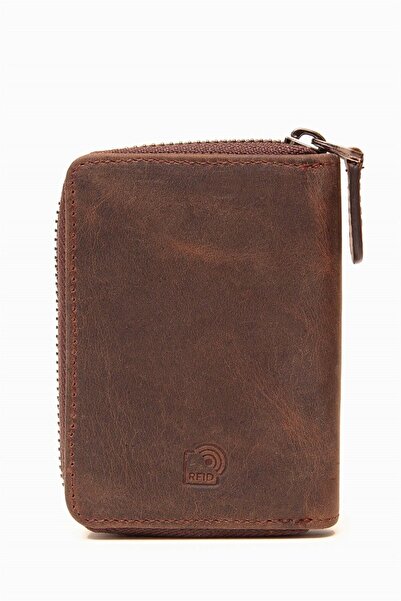 DAMY Women's Wallet and Card Holder Set - Genuine Leather,RFID416 - Brown