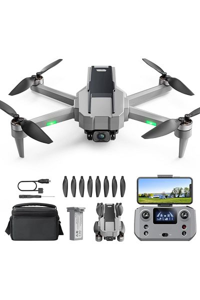 Velixo Hs440g Drone, 4k Camera, 5g Wifi, Gps, Auto Return, Eis, Follow Me, 24 Min Flight, Remote Control.