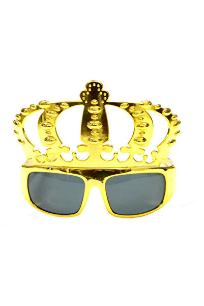 Partimarka نظارات الحفلات ذات اللون الذهبي من King's Crown
