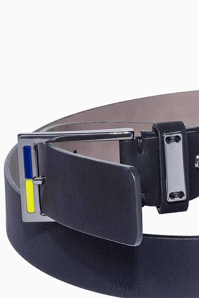 Fenerbahçe Suede Leather Sports Belt Black - Ha097Eds22