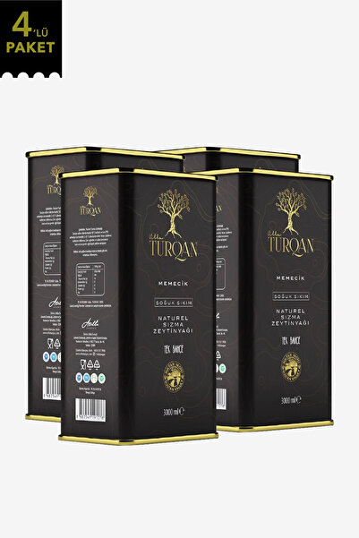 Villa TURQAN YENİ SEZON 12 Lt Erken Hasat Soğuk Sıkım Memecik Natürel Sızma Z...