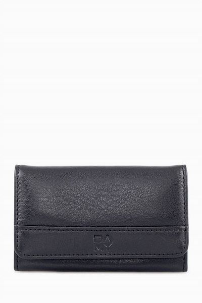 DAMY Genuine Leather Keychain 703 - Black