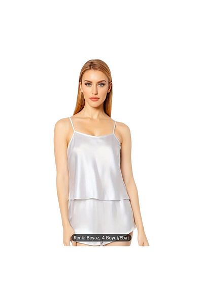 KILIÇ LİNGERİE White Shorts Double Suit