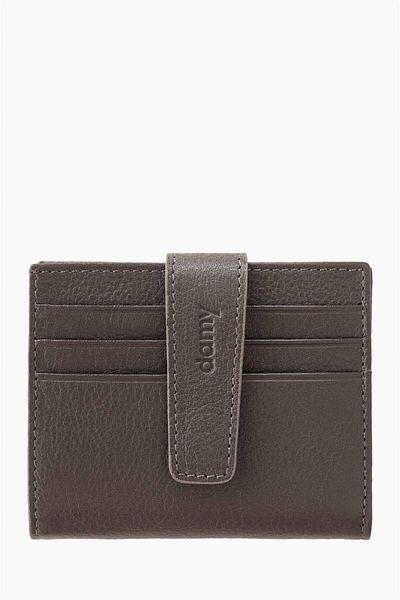 DAMY Genuine Leather Card Holder 518 - Anthracite