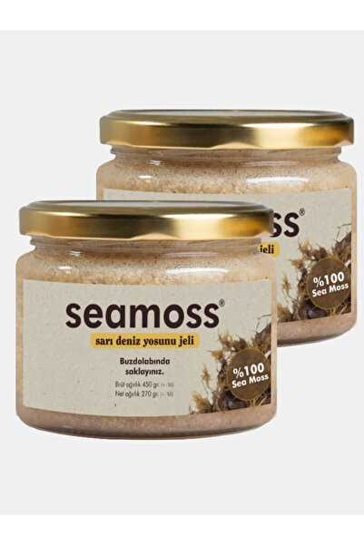 SEAMOSS 2'li Luxury Gold Irlanda Deniz Yosunu Jeli 330ml - Sea Moss, Deniz Yo...