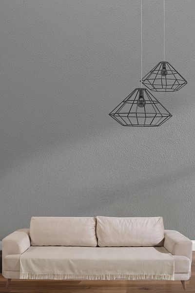 Miracolo Home Ανοιχτό μπεζ ριγέ βαμβακερό κάλυμμα καναπέ - 115x200, με μοτίβο μπροστά