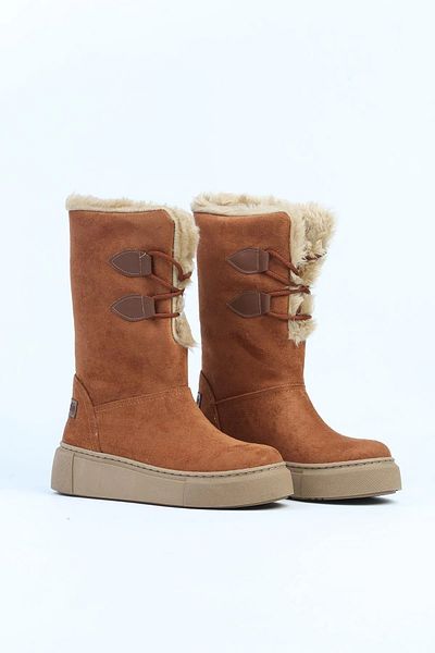 Pierre Cardin Women's Furry Suede Boots PC-52405
