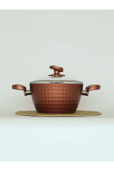 Bonera Pro 7 Piece Rose Gold Pot & Pan Set