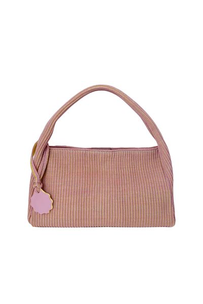 D'ylla Atelier Women's Shoulder Bag from Freya Series - Glossy Pink Mini