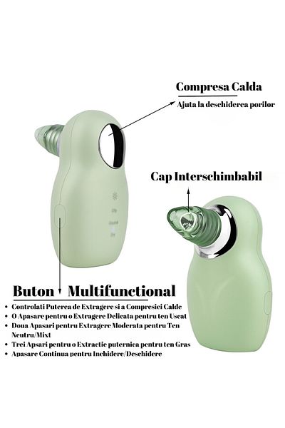 OEM Blackhead, Oil, and Pore Removal Device with Heating Function