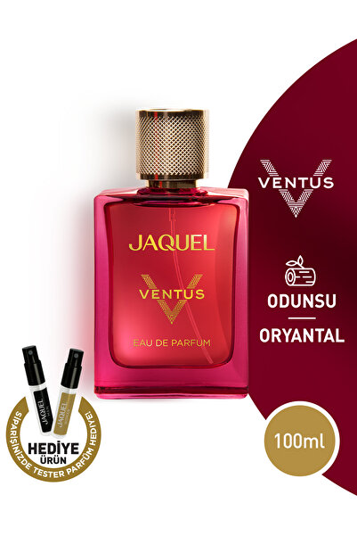 JAQUEL Ventus Erkek Parfümü 100ml, Odunsu-oryantal, Adaçayı, Acı Portakal, Ka...