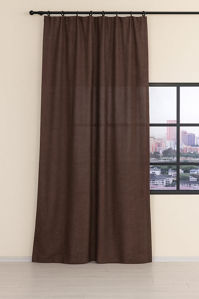 Premier Home Nadia Background Curtain 140X270 Anthracite