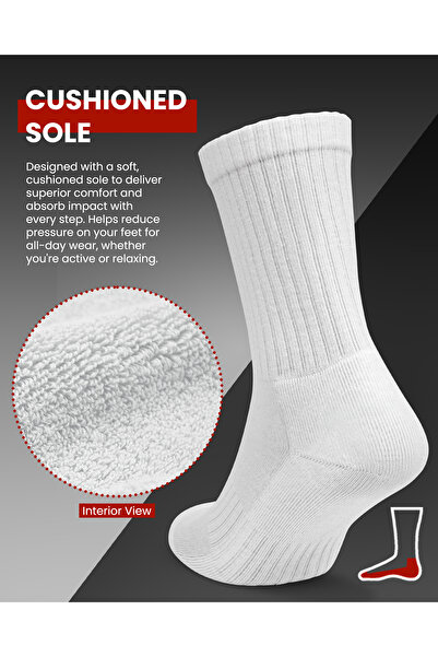 Go With 4’lü Organik Pamuk Taban Altı Havlulu Erkek Kadın Ribana Örgü Dikişşiz Retro Spor Tenis Çorap 3504