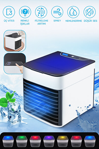 Genel Markalar Taşınabilir Hava Soğutucu Usb Mini Klima Fan 3 Kademeli Hava Temizleyici