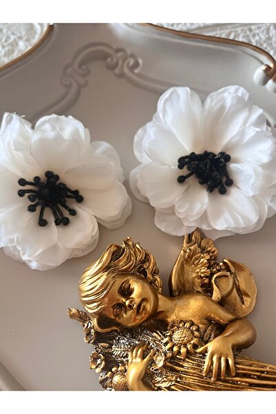 Aka Marka model Tül çiçek küpe