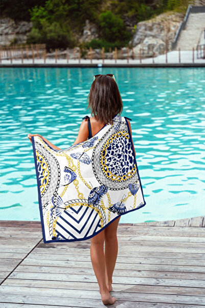 Sozakko وشاح نسائي من الحرير الملكي على شكل فراشة |   باريو