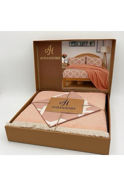 AYHANHOME Double Cotton Boxed Pique Set
