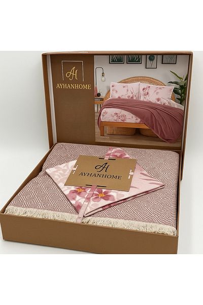 AYHANHOME Double Cotton Boxed Pique Set