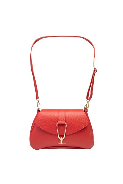 Toro Nero Women's red genuine leather bag Oana