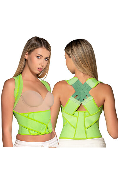 wicromed Dik Duruş Korsesi Posture-steep Neopren Yeşil Standart No: 2 L-xl-xx...