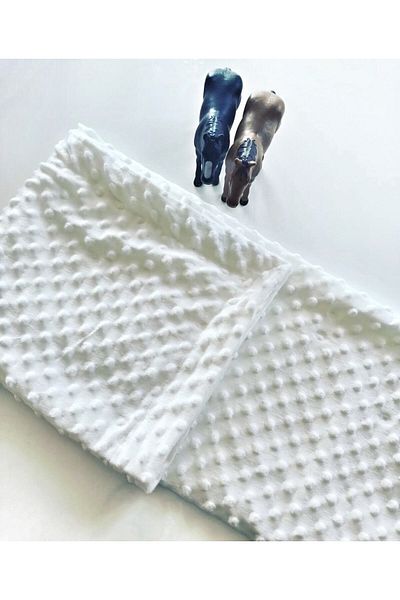 Miniworld Chickpea Blanket White