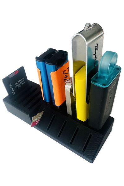 OEM Usb And Memory Card Organizer Black