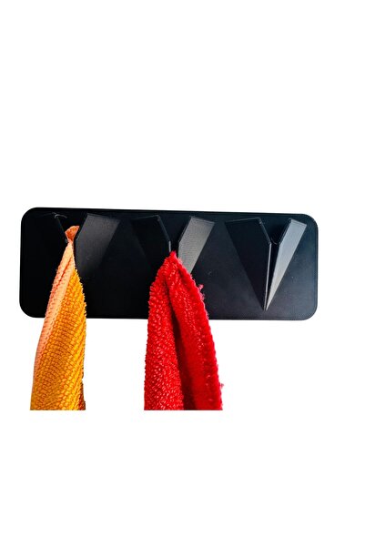 OEM Suport triplu pentru haine, design modern, negru mat