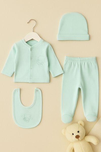 Bebitof Heart Bear 5-Piece Newborn Set