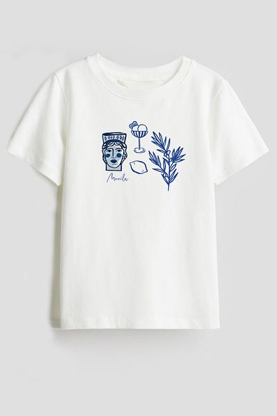 Monila Unisex Kids Cotton Printed Crew Neck Short Sleeve T-Shirt