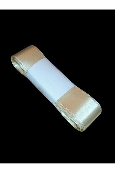 yörük tuhafiye 4 cm Cream Satin Ribbon 10 Meters a Ball Wide Satin, Seten Ribbon, Kurdale 4 cm Satin Ribbon