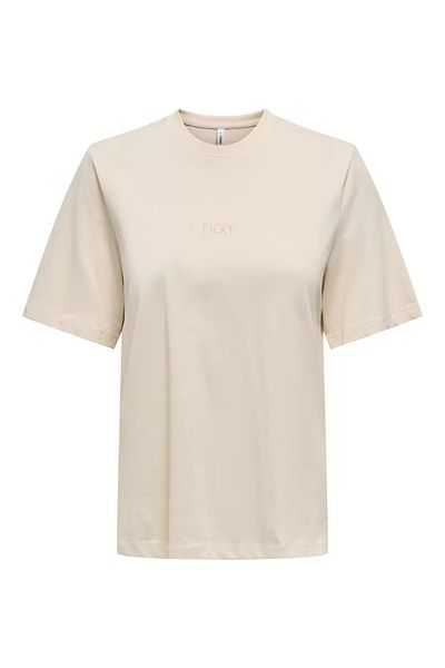 ONLY 15343277 Onlmoody Life S/S Word Top Box Jrs
