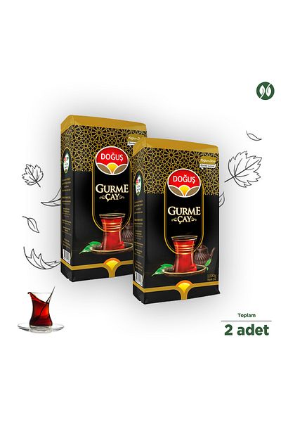 Doğuş Gourmet Black Bulk Tea 2 X 1 kg