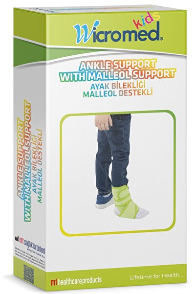 wicromed Ayak Bilekliği Malleol Destekli Bandajlı Neopren Kıds