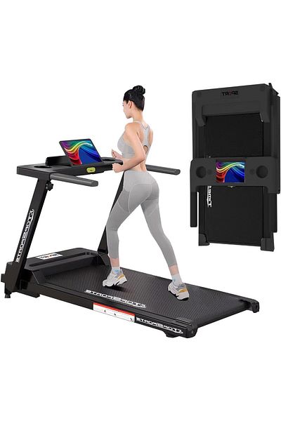 Rovyfota Foldable Treadmill with LCD Screen for Running and Walking